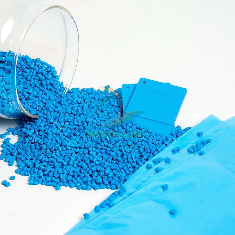 HẠT NHỰA MÀU XANH DƯƠNG