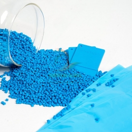 HẠT NHỰA MÀU XANH DƯƠNG